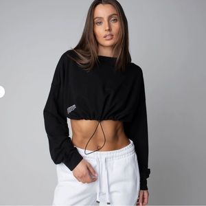 TALENTLESS CROP LONG SLEEVE TEE